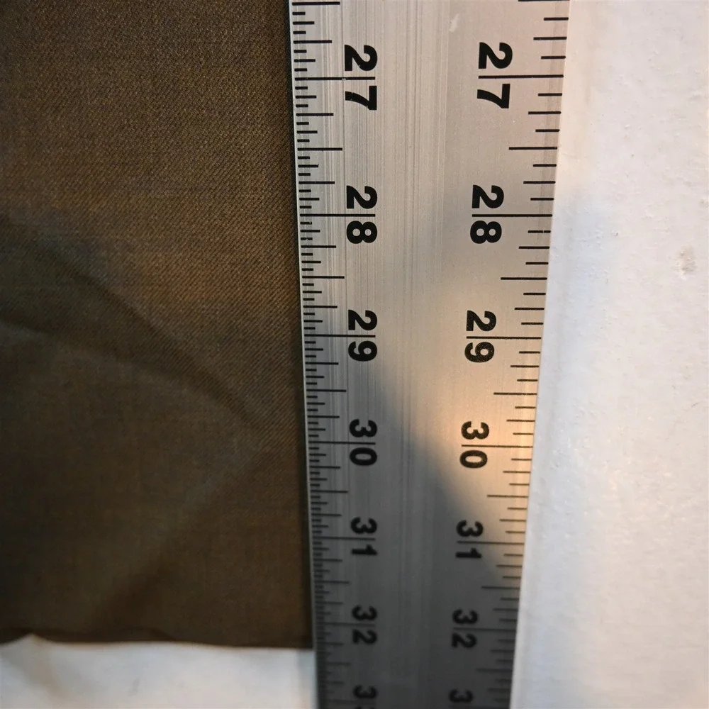 Santorelli 38x32 Tan Brown 100% Wool Romeo Italy Straight Dress Mens Pants